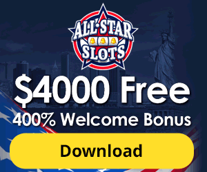 www.AllStarSlots.com - Bonus di benvenuto gratuito di € 4,000